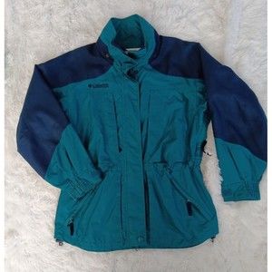 Columbia Sportswear Company W Double Whammy Ski Jacket Shell Wind Breaker Size M
